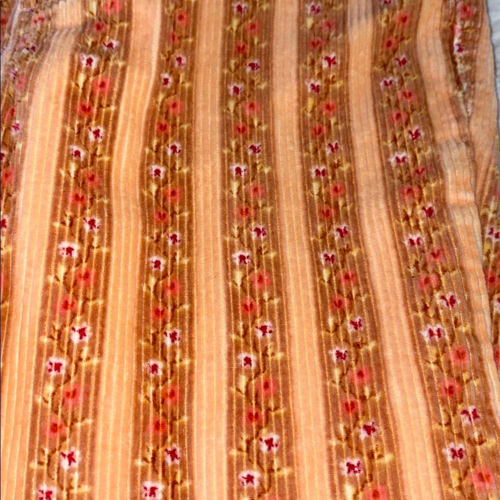 BDG Urban Outfitters Mom High Rise Corduroy Striped Floral Pants - Picture 5 of 9